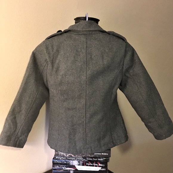 T.W.S. COLLECTION Girls Military Coat  | Size 6X - Picture 6 of 11